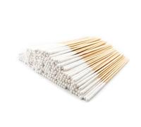 240Pcs Bamboo Cotton Buds, 3.5cm Extra Long Head Cotton Swabs for Cleaning, Makeup, Eyebrows, Beauty, Nails, Polishing Jewelry, Arts and Crafts - 100% Cotton, Biodegradable, Plastic-Free