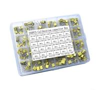 240PCS Capacitor Kit, 24 Types 63V-100V, 5mm Pin Spacing