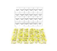 240Pcs Correction Capacitor Assorted Kit 24Values x 10Pcs 100V 102J-105J Polypropylene Film Capacitors Set Capacitance Meters