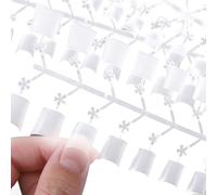 240PCS Half Cover False Nail Tips Stick-On Fake Nails for Soak Off Extensions Art Tool