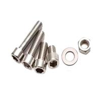 240Pcs Hex Bolts & Nuts, Assorted Sizes Set