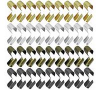 240Pcs Leather Rope Clips Cylindrical Crimping Bead 15x11mm Fold Over Crimps End Cap Cylindrical Fastener Opening Crimping Cord String for DIY Craft, Jute Leather Bracelet Necklace Macrame Tassel