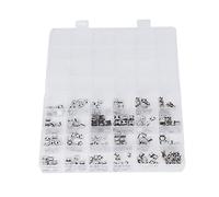 240Pcs Micro USB Socket 24 Types Jack Port Socket Connector Adapter USB Repair Replacement Adapter Assortment