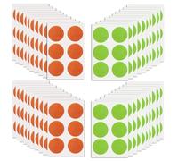 240Pcs Mosquito Repellent Patch Stickers for Kids, Long Lasting Protection Mosquito Stikers Perfect for Indoor and Outdoor Travel Hiking Camping Activities (Orange & Green)