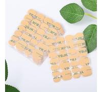 240PCS Nail Tabs, Adhesive Nails Stickers for Nail Art, Sticky Tabs for Nails, Glue Press On Sticky Tab, Extra Strong Adhesive 3D Design Stickers - 10 Sheets