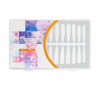 240Pcs Pre Etched Clear Fake Nails Tips Gel Nails Tips 12 Sizes Full Covers False Almond/Stilettos Press On Full Cover Press On Nail