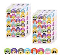 240Pcs Reward Stickers Well Done Stickers Cute Animal Reward Stickers for Children Good Job Incentive Behavior School Motivational Stickers for Children Teacher Supplies Sticker Pack