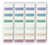 240pcs Sticky Tabs, Writable Page Tabs and Flags Self-Adhesive Reusable Page Markers Index Tab for Reading Index, File Folders, Books Notes (Mixed Colors)