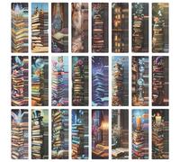 240Pcs Vintage Paper Bookmarks,Bulk Retro Reading Bookmark Love to Read Bookmark Present Aesthetic Page Clips for Students, Classroom Gifts, Reading Present(Magic)