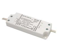240v - 12v LED Driver rated for up to 15W Energy Consumption, Comes with 6-Way Socket and 2 Metre Input Cable