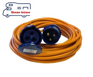 240V 16A 10M Caravan Motorhome Mains Hook Up Cable Site Lead CE Power Hookup