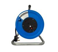 240V Cable Reel 15m Extension Lead with 1.5mm Cable, 3-13Amp Sockets & 13A Plug, Thermal Cutout Protection - Ideal for Home and Garden Use Made in The UK