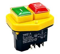 240V Cement Mixer Replacement Switch for Belle Minimix, IP55 5Pin 220V-250V Heavy Duty Power Control with Double Pole Cutoff Integrated Brake Function Compatible with Belle Minimix 150 May 2007+