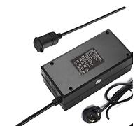 240V to 12V Transformer AC to DC Converter 30a 360W Power Adapter with Electric Switch Cigarette Lighter Socket AC Plug Adapter Diesel Heater 12v Power Supply for Car Fridge Compressor