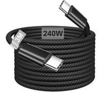 240W Extra Long USB C Cable 3M, USB C Charger Cable Fast Charge Type C Wire