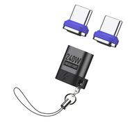 240W Magnetic USB C Adapter, PD3.0 Fast Charging Magnetic Type C Adapter with 480Mbps Data Transfer for Samsung Galaxy S24 Ultra/S23+