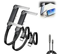 240W Super Fast Charging 2-in-1 Charging Cable & Phone Stand, 2026 New Phone Charger, Invisible Holder Charger Cable with Stand, for Smartphones, Tablets, Laptops, and Gaming Devices (2 Pcs)