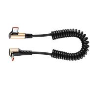240W Super Fast Charging Cable Double End Type C Spring Loaded Charging Wire