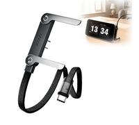 240W Super Fast Charging Invisible Holder Charger Cable with Stand, 240W Braided Fast Charge Cable with Built-in Phone Stand, T-Shaped Foldable Durable Type C with 360 Adjustable Stands (1pcs)