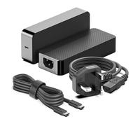 240W USB C Charger, KFD PD3.1 GaN 48V 36V 28V 5A AVS Power Adapter Supply with Detachable USB-C Cable for NP-F Batteries Packs Robots Docking Station Hub AI Gaming laptops UK Plug AC Adaptor