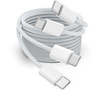 240W USB C to C Cable,[2m, 2-Pack] Fast Charging Type C Cord, Braided USBC to USBC Phone Charger Cable for iPhone 16 15 Pro Max Samsung S24 S23 Laptops iPad Switch Steam Deck etc (2m+2m)