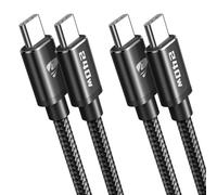 240W USB C to USB C Cable 2m 2Pack, USBC Charging Lead C to C charger Cable Fast Charge for iPhone 16 Pro Max Plus MacBook iPad Pro Air/Pro Samsung Galaxy S25/S24/S23/S22 Ultra Pixel 9 Switch XPS
