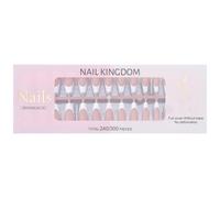 240x/Box Long Full Stick On Nails Wearable Press On Nails Short French Tip False Nails Manicures Suppliss