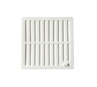 241 mm x 241 mm Hit & Miss Vent Adjustable Flyscreen Vents Air Vent Cover Air Vents Adjustable Flyscreen Vents Ventilator Cover Hit & Miss Air Vent Cover Ventilation Ventilation for Cupboard - 1 Pack