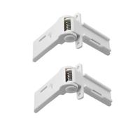 2412125011 Fridge Freezer Compartment Door Hinge,Compatible for Electrolux,Compatible for Dometic，Rm 6 7 8 Rge 2100 Caravan Motorhome RV Parts(2Pcs)