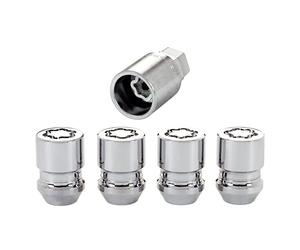 24157SU Wheel Lock Nuts SU M12 x 1,5, cone seat, Overall length 32,5 mm, Hex size 19mm, Key diameter 27,7 mm