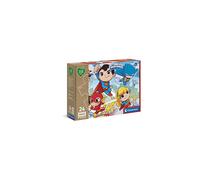 24219 DC Super Friends Play for Future Friends-24 Maxi Pieces-Jigsaw Kids Age 3-100% Recycled Materials-Made in Italy, Cartoon Puzzles, Multicolored