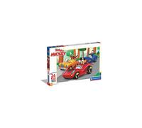 24229 Mickey Disney maxi puzzle 24pcs Supercolor Mickey-24 Pieces-Jigsaw Kids Age 3, Multicolor, Medium