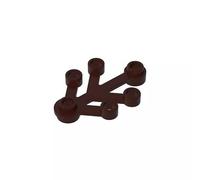 2423 Ornaments Plant, Leaves 4x3 50 Pieces GDS-1439 Compatible with Lego Building Blocks Color:Dark Brown