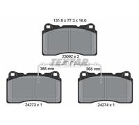 2427301 BRAKE PAD SET, DISC BRAKE TEXTAR