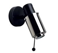243 Wall Lamp Black & Nickel w. LED
