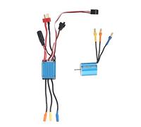 2430 7200KV 4P Sensorless Brushless Motor, 25A Brushless ESC for 118/ RC Car, Motor with CNC Aluminum Heatsink, Balanced Rotor for Maximum, Fit for M25. Screws