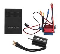 2430 7200KV Brushless Motor with 25A Brushless ESC, High - Torque 4 - Pole Motor and Programming Card for 1/16 1/18 RC Car, CNC Aluminum Heat Sink, Multi - Protection System