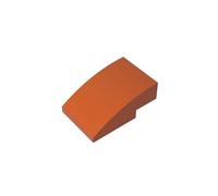 24309 Arched Brick Slope Curved 3x2 No Studs 50 Pieces GDS-1123 Compatible with Lego Building Blocks Color:Dark Orange