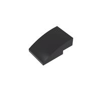 24309 Arched Brick Slope Curved 3x2 No Studs 50 Pieces GDS-1123 Compatible with Lego Building Blocks Color:Black