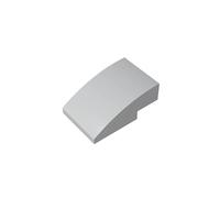 24309 Arched Brick Slope Curved 3x2 No Studs 50 Pieces GDS-1123 Compatible with Lego Building Blocks Color:Light Bluish Gray