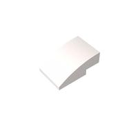 24309 Arched Brick Slope Curved 3x2 No Studs 50 Pieces GDS-1123 Compatible with Lego Building Blocks Color:White