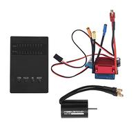 2435 4800KV Brushless Motor with 35A Brushless ESC and Programming Card, High - Torque CNC Aluminium Heat Sink, Low Voltage & Overheat Protection, for 1/16 and 1/18 RC Cars