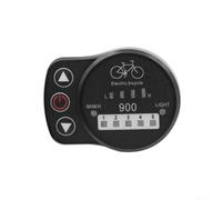 243648V LED Display for KT LED900S Electric Bicycle Control Panel with Battery Status and 5 Support Levels for 24V 36V 48V Controllers and 22 2mm Handlebars