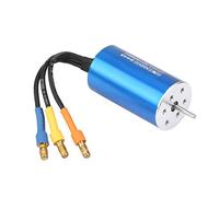 2445 5400KV Brushless Motor, 4 Poles Sensorless W/ ¢2.3Mm Shaft High Purity Copper Windings Removable Rotor For 1/16 1/18 RC Model Car