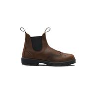 2445 Brogue Chelsea Boots in Leather Brown