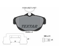 2446201 BRAKE PAD SET, DISC BRAKE TEXTAR