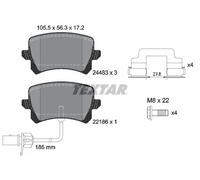 2448307 BRAKE PAD SET, DISC BRAKE AUDI Q3 1.4 TFSI