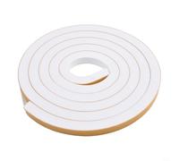 245M Rubber Foam Weather Stripping for Door Draught Excluder Waterproof and Noiseproof Seal Tape (12mmx12mmx2m)