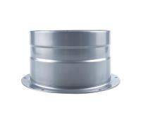 245mm/9.63in, Galvanized Steel Duct Connector Flange, Round Fitting for Flexible or Rigid Ducting, Round Interface Air Duct for Grow Tent Air Tube Mounting Plate