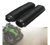 245mm Motorcycle Front Fork Gaiters Rubber Dust Boots for CQR - Shock Absorber Covers Bellows Protector